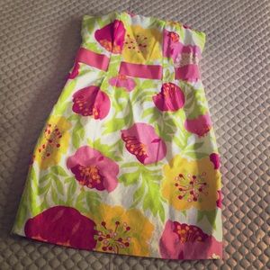 Lilly Pulitzer strapless dress